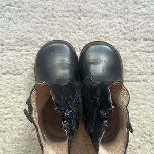 Jacadi Navy Girls Booties